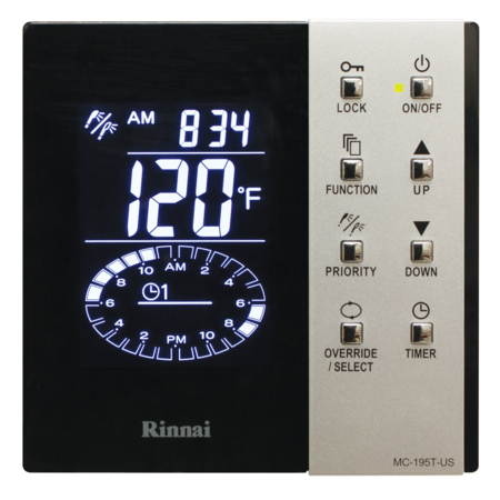 RINNAI Recirculation Timer-Temperature Controller MC-195T-US